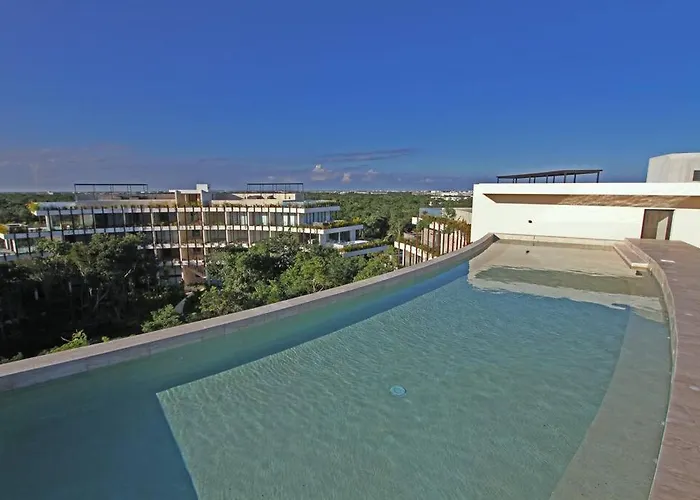 Apartamento Luxury Jungle Loft, 7 Pools, Rooftop Panoramic View, Shuttle, Fast Wifi Tulum